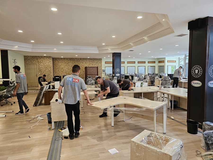 Antalya Ofis Eşyası Taşıma Süreci